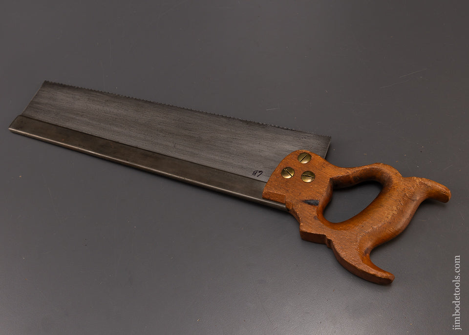 Fine BAY STATE SAW MFG. CO. FITCHBURG MASS Tenon Saw - 109332