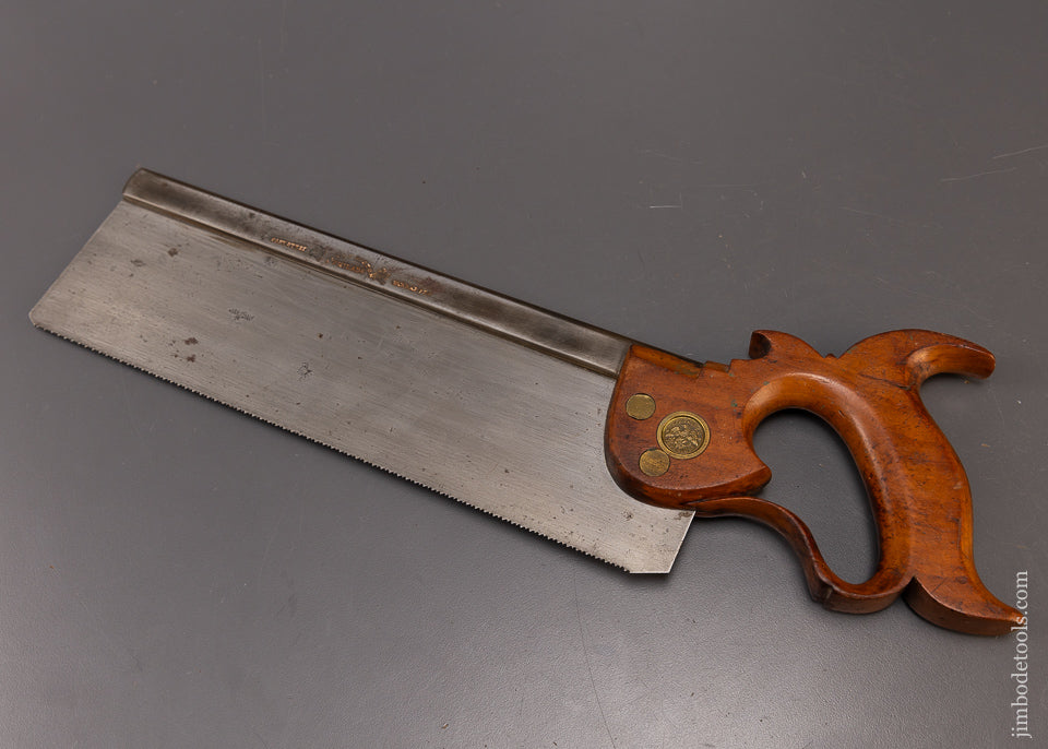 Early DISSTON Double Eagle Back Saw - 109337