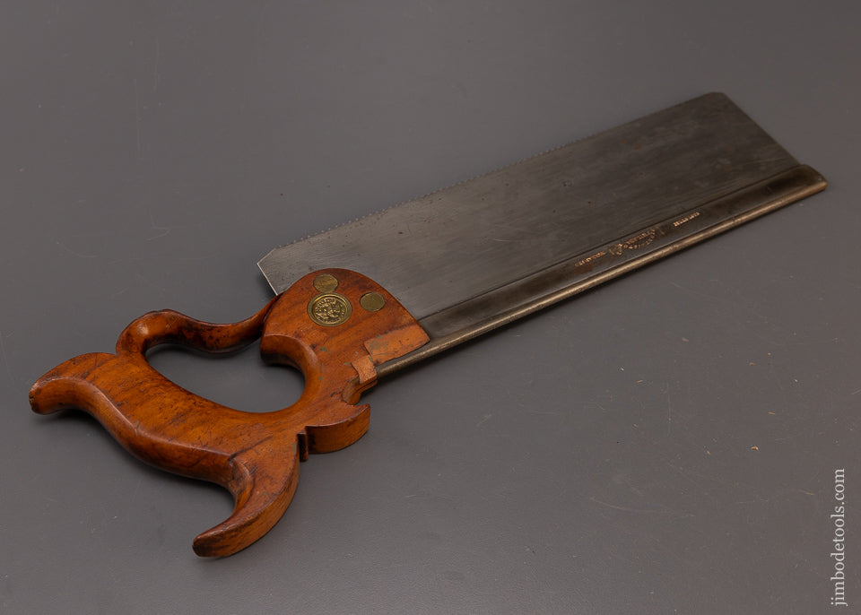 Early DISSTON Double Eagle Back Saw - 109337