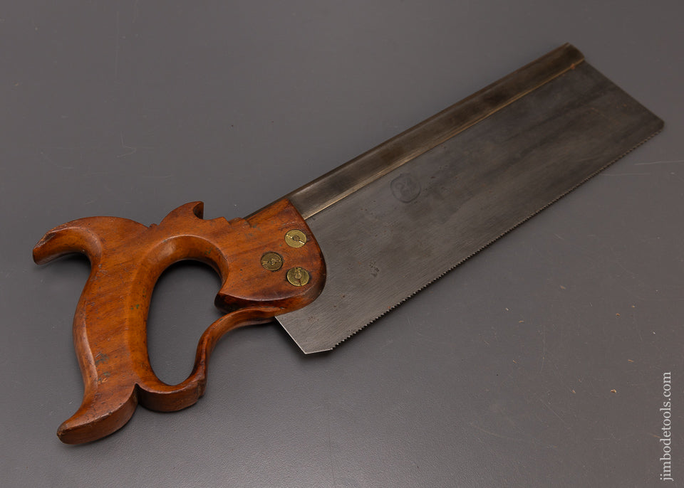 Early DISSTON Double Eagle Back Saw - 109337