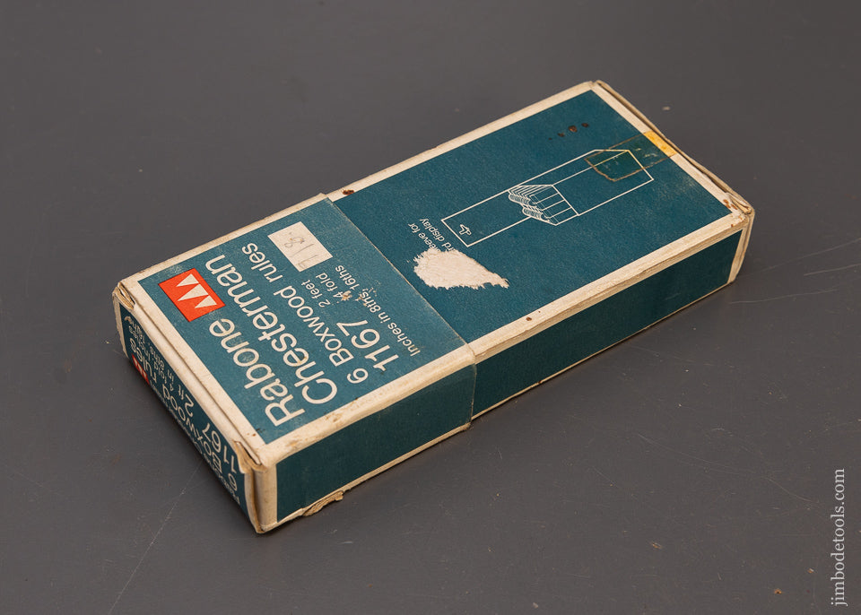 Six No. 1167 Boxwood Rules RABONE CHESTERMAN Mint in Box - 109342