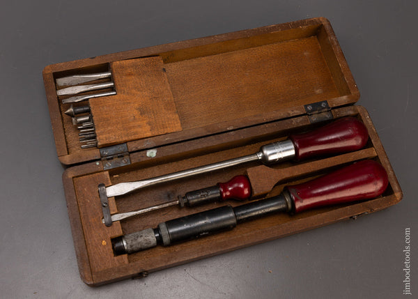 100% Complete! YANKEE Tool Set No. 100 NEAR MINT in Original Box - 109347