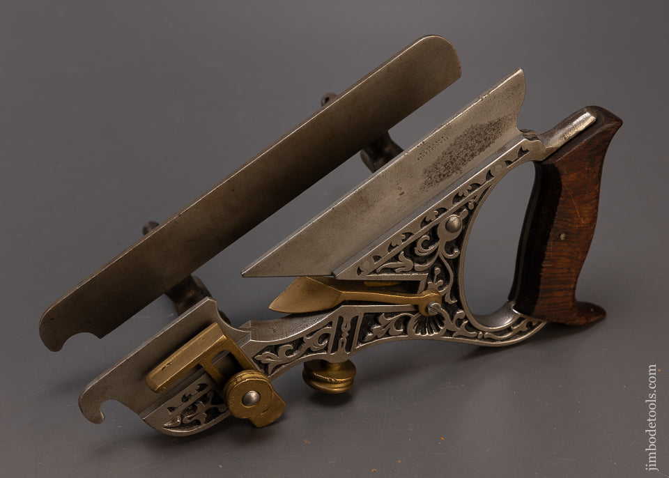 STANLEY No. 43 MILLERS PATENT Ornate Plow Plane - 109352