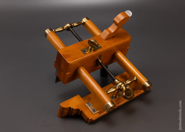 Spectacular 3 Arm Plow Plane in Solid Boxwood by JAMES MOON - 109380