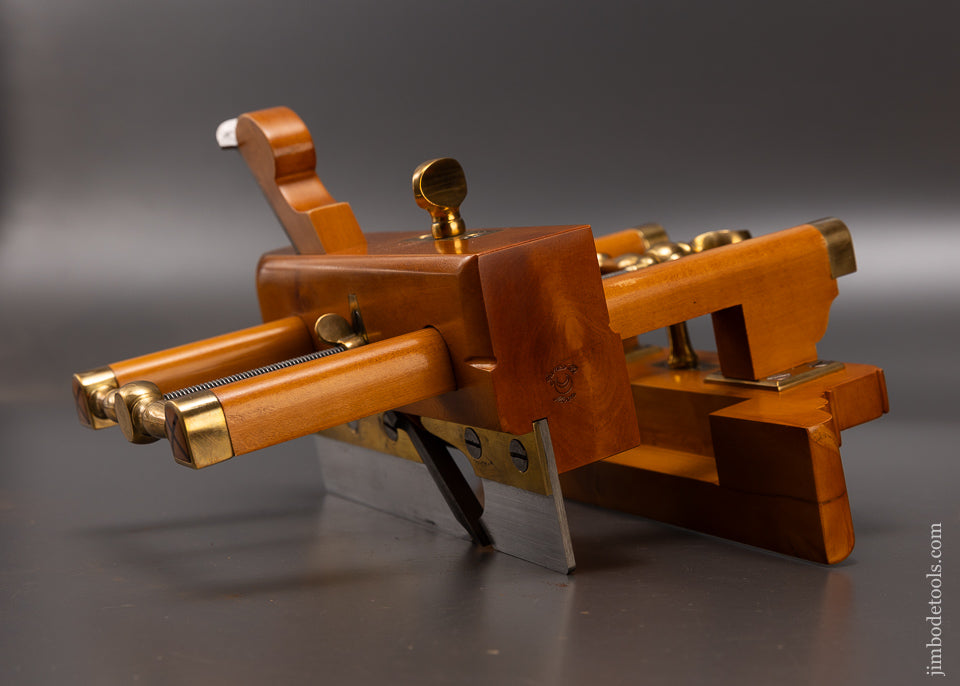 Spectacular 3 Arm Plow Plane in Solid Boxwood by JAMES MOON - 109380