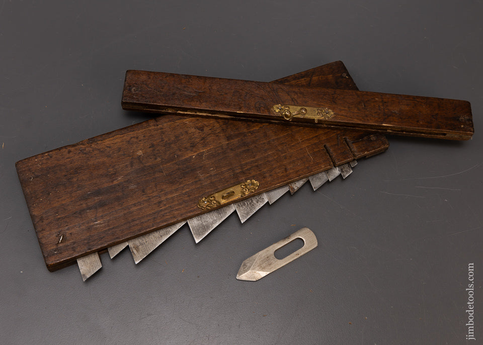 Set of 11 Cutters for STANLEY No. 46 Skew Plow Plane in Box - 109386