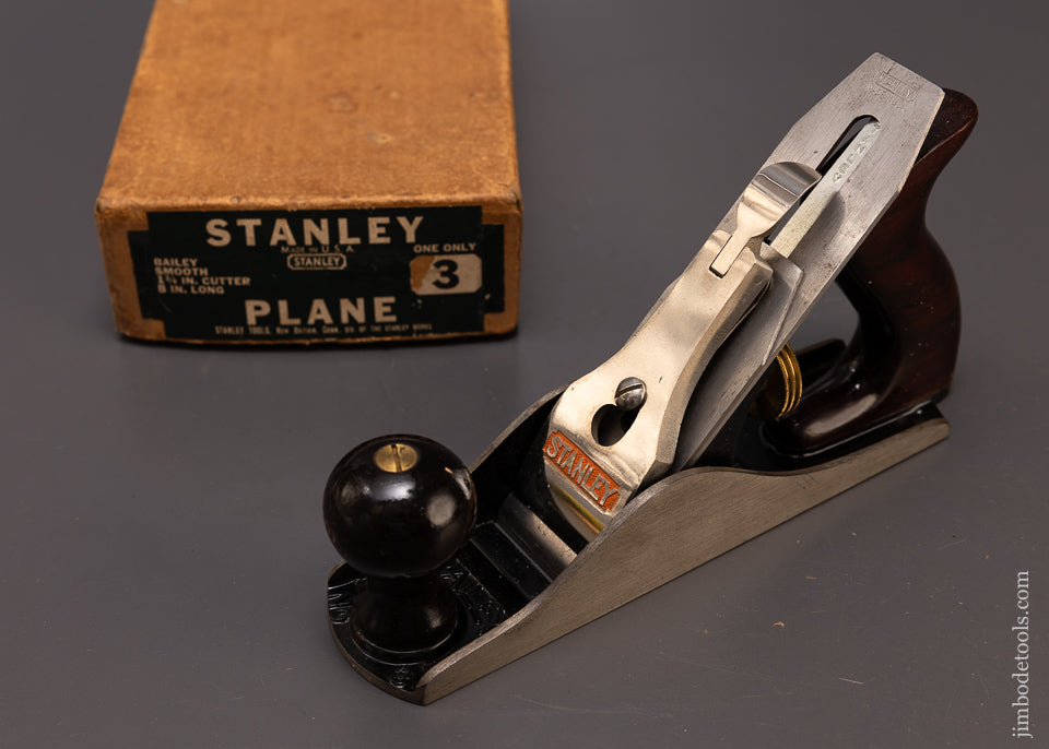 STANLEY No. 3 Smooth Plane Mint in Box - 109387