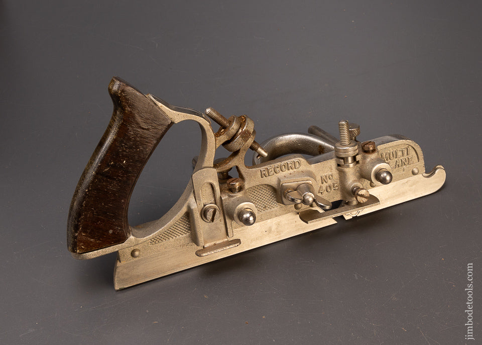 100% Complete RECORD No. 405 Combination Plow Plane  in Original Box - 109449