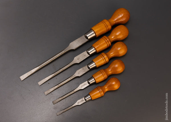 Mint Set of 5 Cabinet Maker’s Screwdrivers - 109461