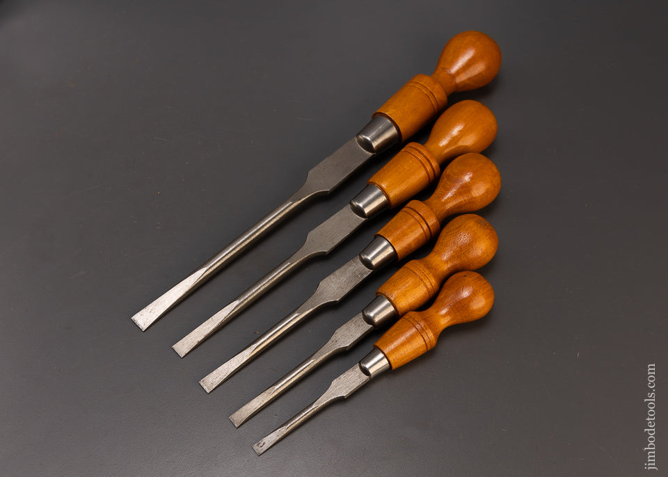 Mint Set of 5 Cabinet Maker’s Screwdrivers - 109461