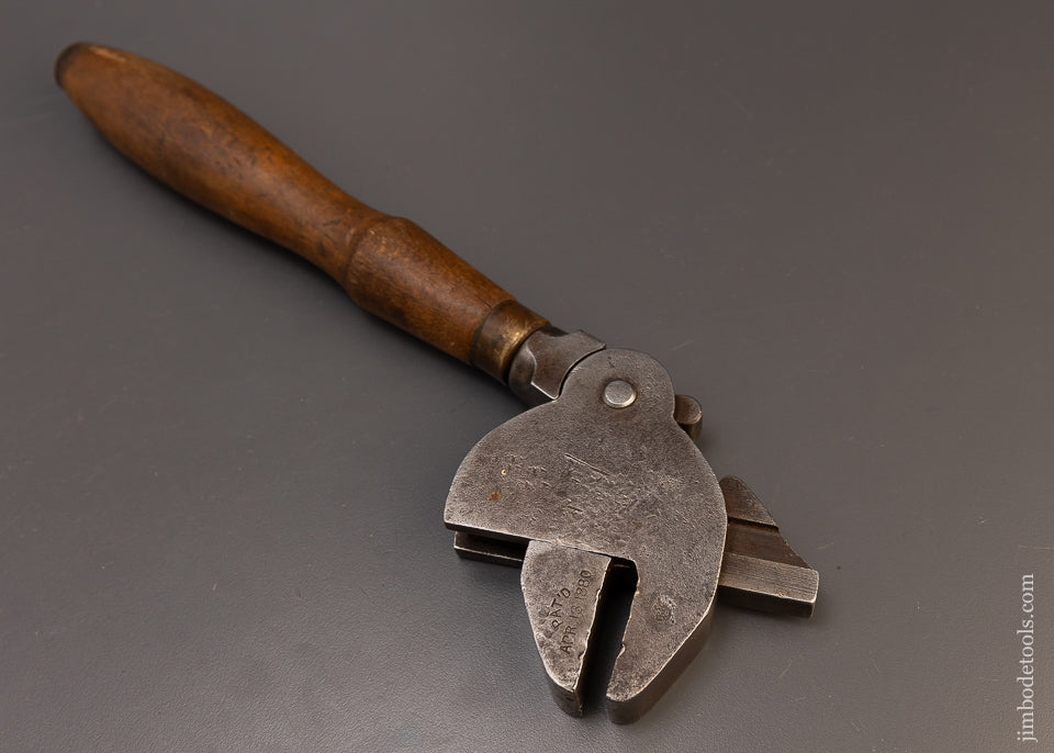 Rare P. LOWENTRAUT 1889 PATENT Automatic Wrench - 109476