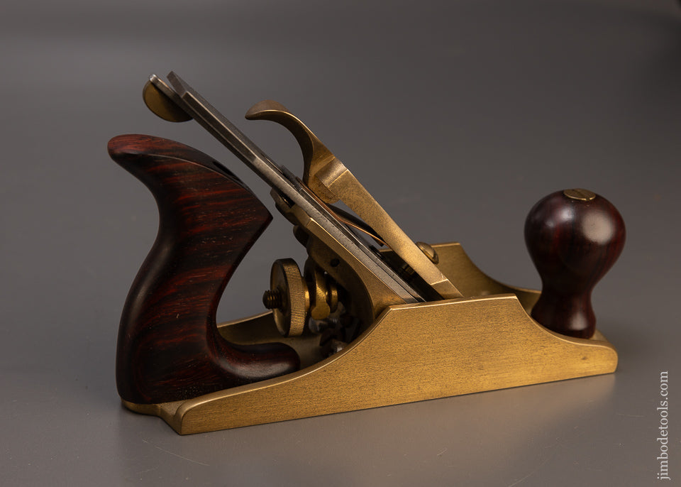 Discontinued Bronze LIE NIELSEN No. 2 Smooth Plane with Cocobolo Handles - 109480