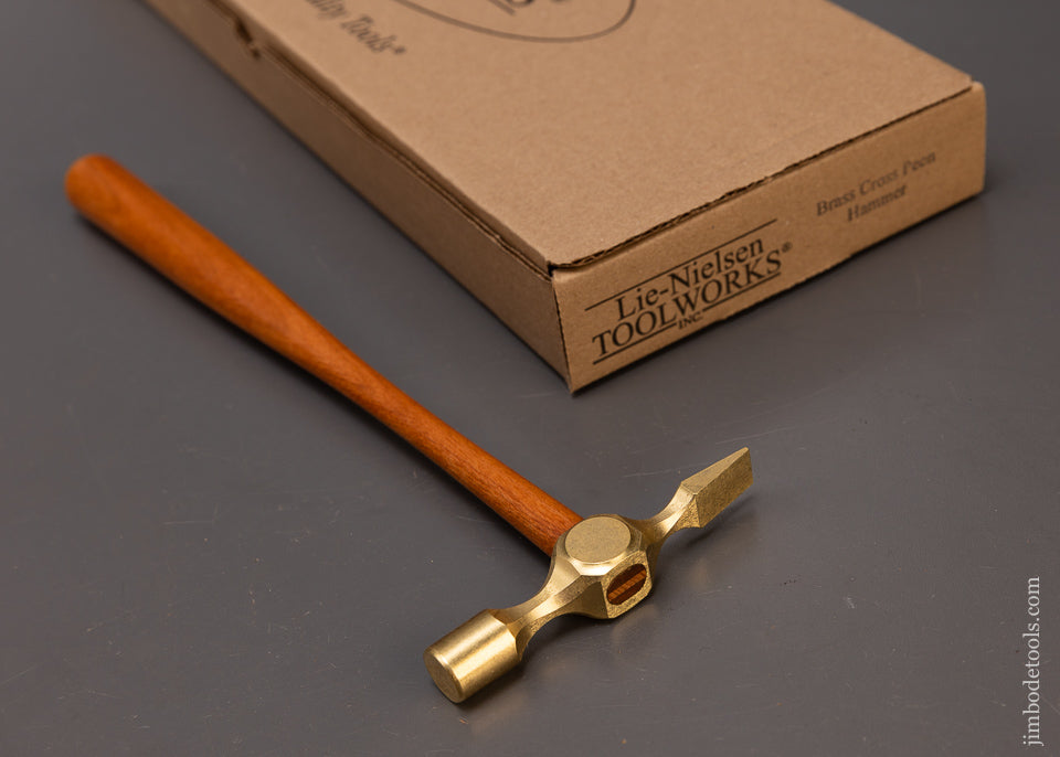 LIE NIELSEN Brass Cross Peen Hammer Mint in Box Out of Stock @ Lie Nielsen - 109511