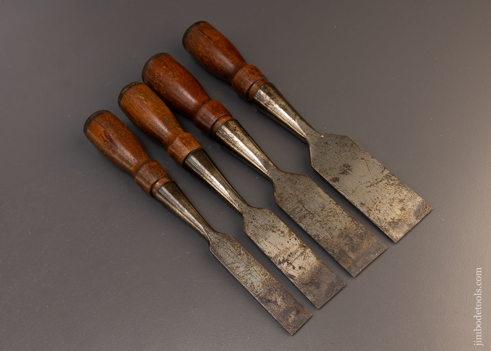 Set of 4 Crisp STANLEY No. 750 Chisels - 109564