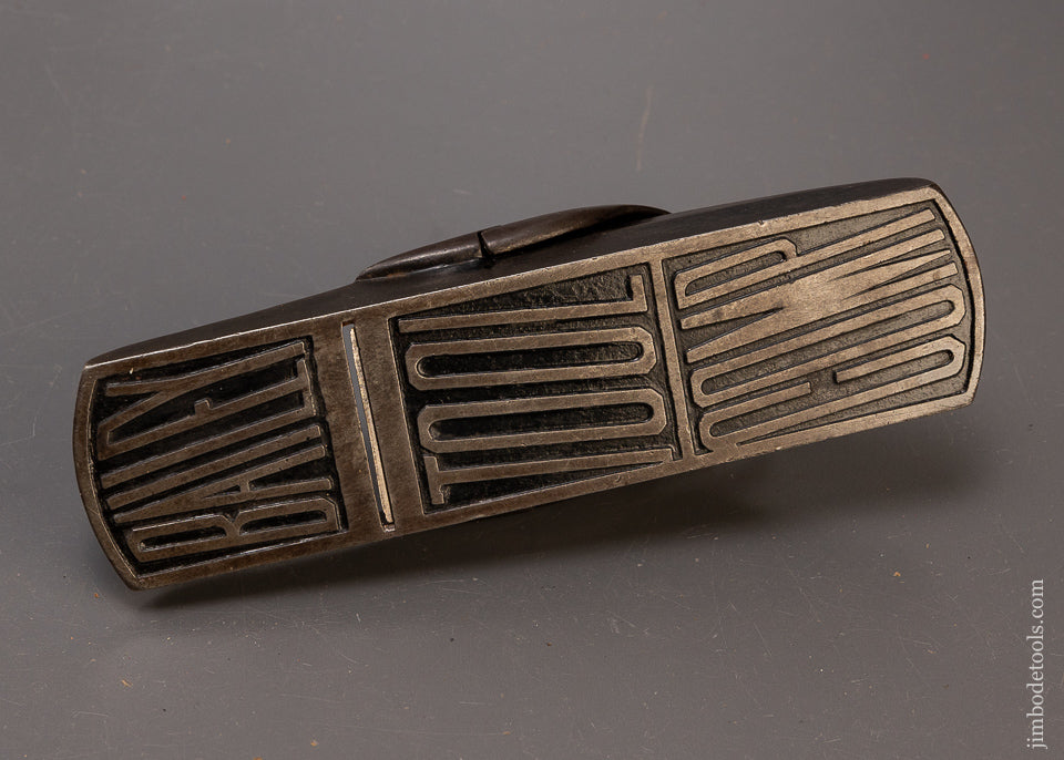 Perfect BAILEY (WOONSOCKET) TOOL CO. Model B PATENTED Block Plane with Corrugated Sole - 109571