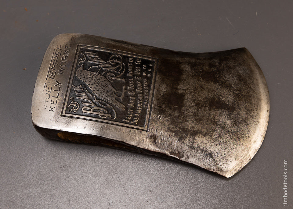 Crisp KELLY BLACK RAVEN Embossed Felling Axe - 109601