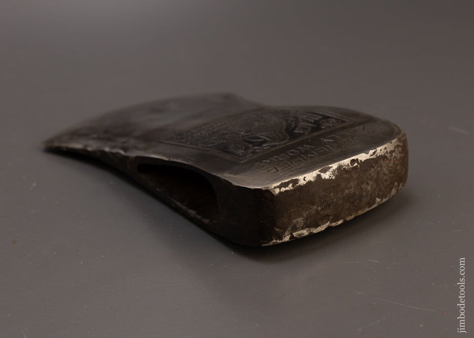 Crisp KELLY BLACK RAVEN Embossed Felling Axe - 109601