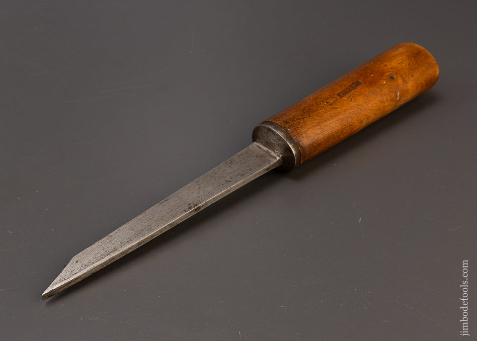 3/16 x 11 Inch 18th Century  Mint Pig Sticker Mortise Chisel JAMES CAM - 109617
