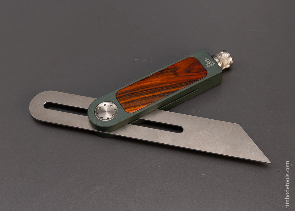 Stunning BLUE SPRUCE TOOL WORKS 8 Inch Bevel Square Mint - 109627