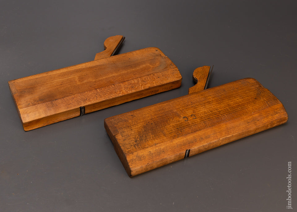 Pair of 5/8 Inch Hollow & Round Plane Good++ - 109644