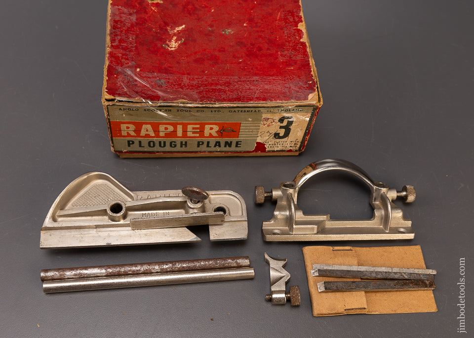 100% Complete RAPIER No. 3 Plough Plane Near Mint in Original Box - 109657