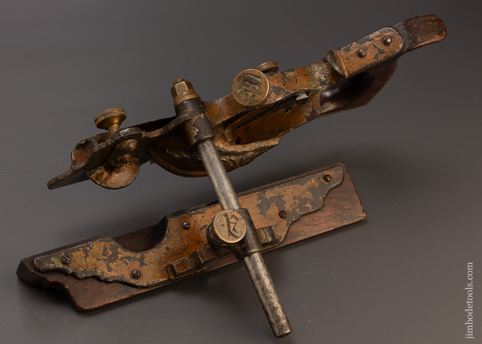 Fine MAYO "THE BOSS" PHILLIPS PATENT Plow Plane in GOLD SEPT. 14, 1875 - EXCELSIOR 109660