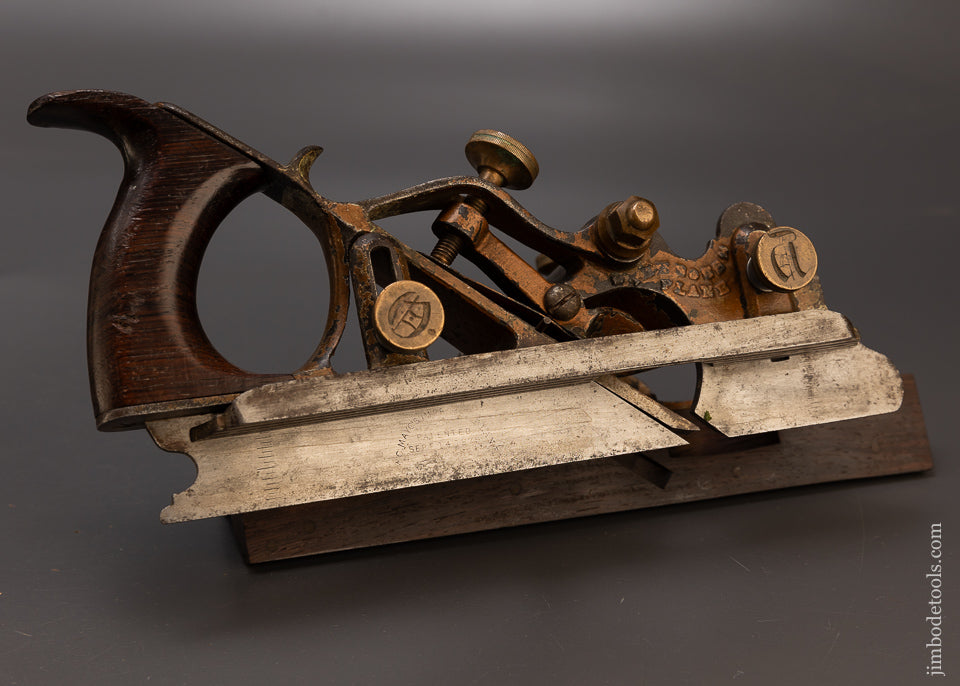 Fine MAYO "THE BOSS" PHILLIPS PATENT Plow Plane in GOLD SEPT. 14, 1875 - EXCELSIOR 109660