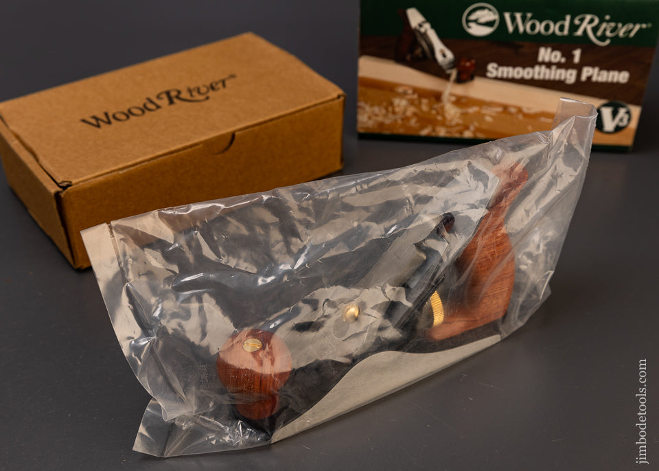 No. 1 Smoothing Plane WOOD RIVER Dead Mint in Box - 109664