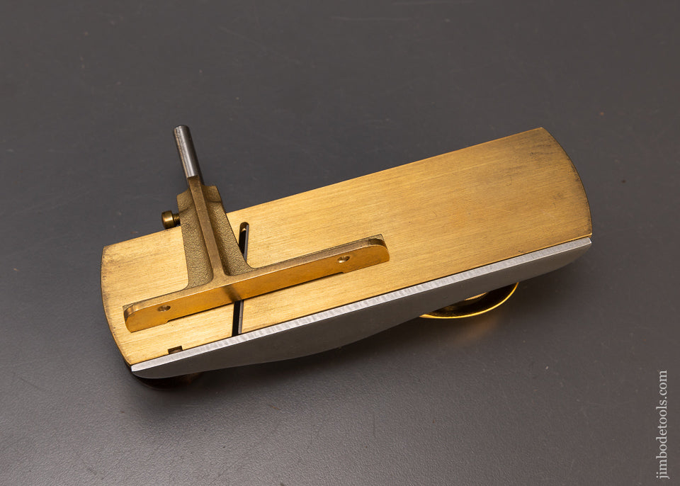 Mint Unused Bronze LIE NIELSEN No. 140 Skew Low Angle Block Plane with Nicker & Rosewood Knob - 109672