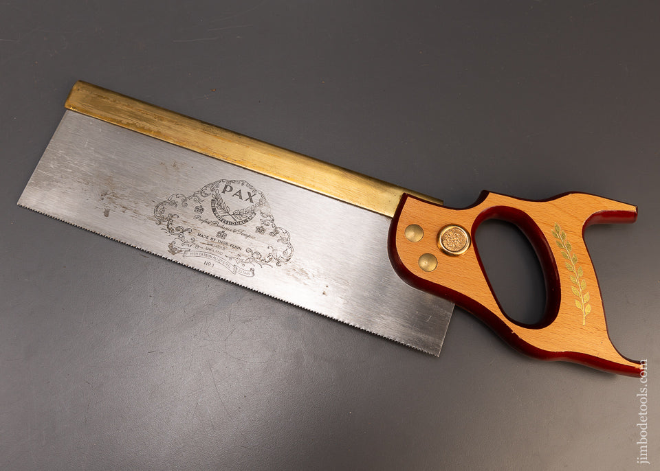 THOS. FLYNN PAX No. 1 Brass Back Dovetail Saw - 109690