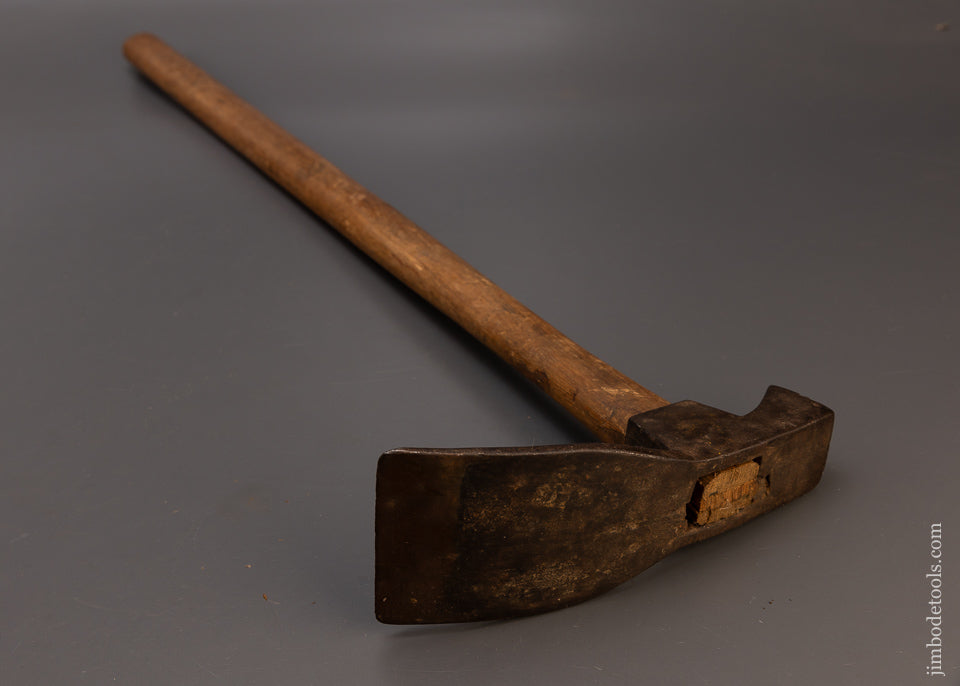 Early Decorated Curvy Carpenter’s Adze Signed D. MONGR - 109714