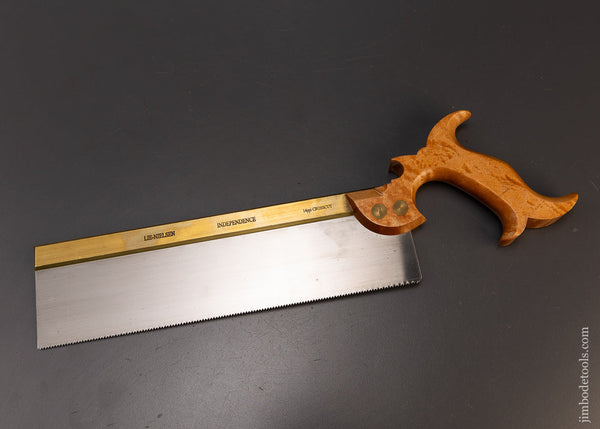 Mint Unused LIE NIELSEN Independence Brass Back Carcass Saw - 109774