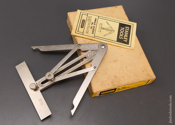 STANLEY No. 30D Angle Dividers Mint in Box - 109805