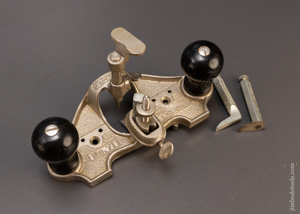 STANLEY No. 71 Router Plane Mint Unused 100% Complete - 109819