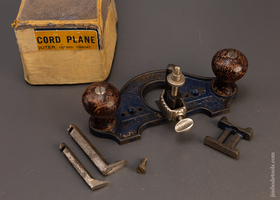 RECORD No. 071 1/2 Router Plane 100% Complete in Original Box - 109821