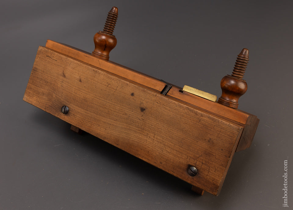 Fabulous Massive 14 1/2 Inch Moving Fillester Plane with Tote & Screw Arm Fence G.W. DENISON & CO. - 109826