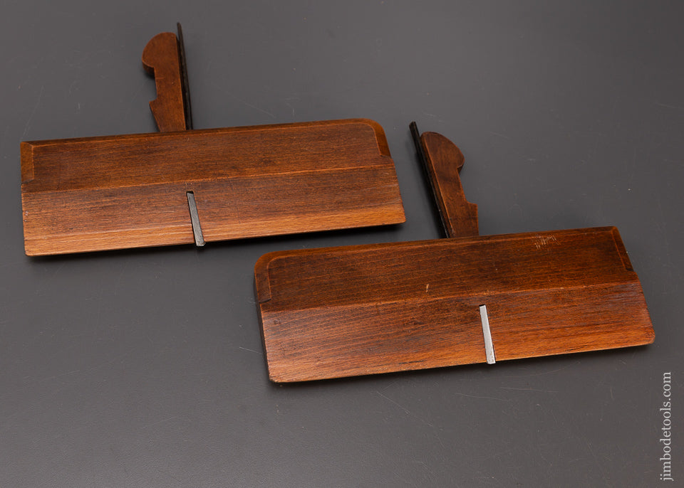 Fine Pair Side Rabbet Planes by GRIFFITHS NORWICH - 109871