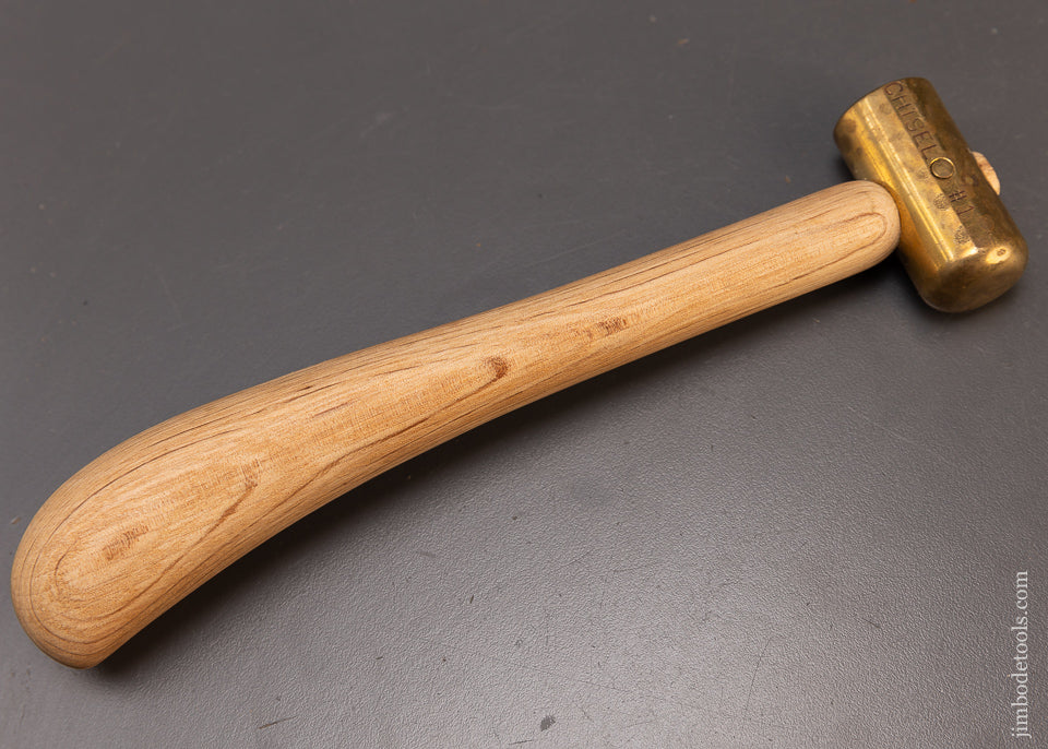 Rare & Discontinued GLEN DRAKE Chisel Hammer Brass Mallet - 109901