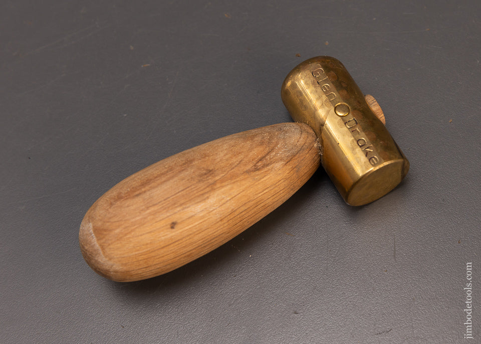 Rare & Discontinued GLEN DRAKE Chisel Hammer Brass Mallet - 109902