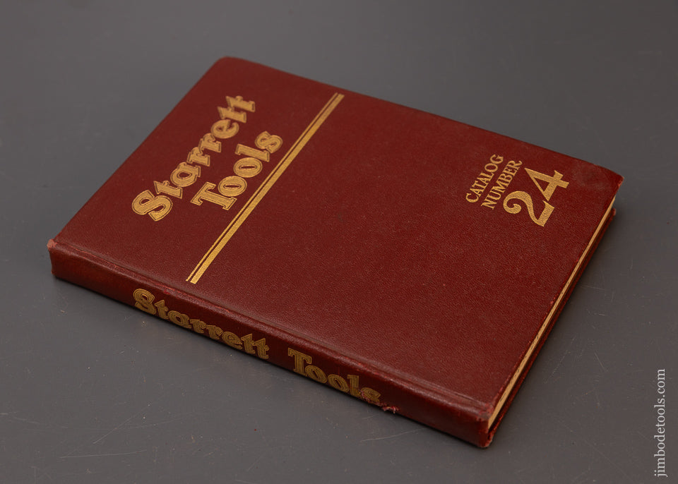 BOOK: Early STARRETT Hard Cover 268 Page Catalog - 109927