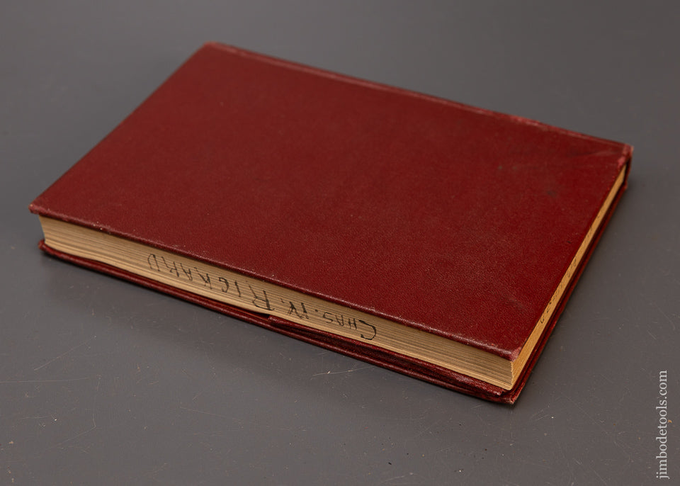 BOOK: Early STARRETT Hard Cover 268 Page Catalog - 109927