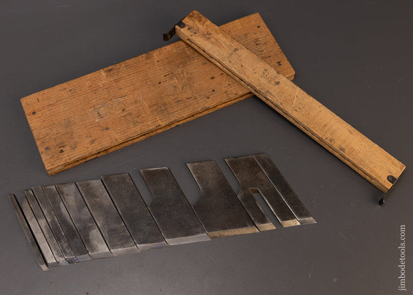 Full Set of 12 Irons for STANLEY No. 46 Skew Plow Plane - 109930