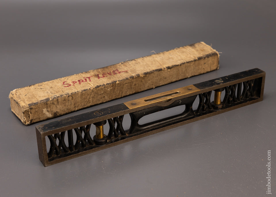 Fancy Ornate RABONE 15 Inch Iron Level - 109958