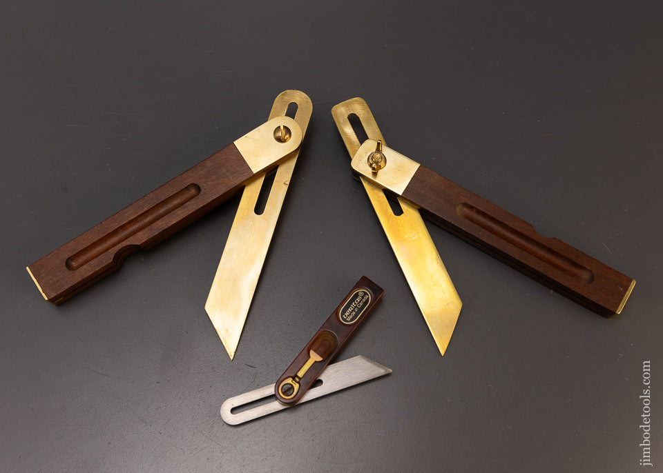 3 Rosewood Bevel Squares - 109963