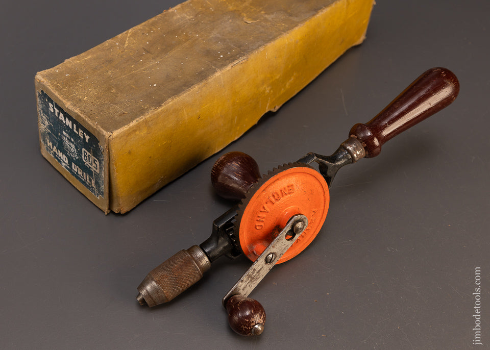 STANLEY No. 805 Hand Drill Complete in Box - 109976 – Jim Bode Tools