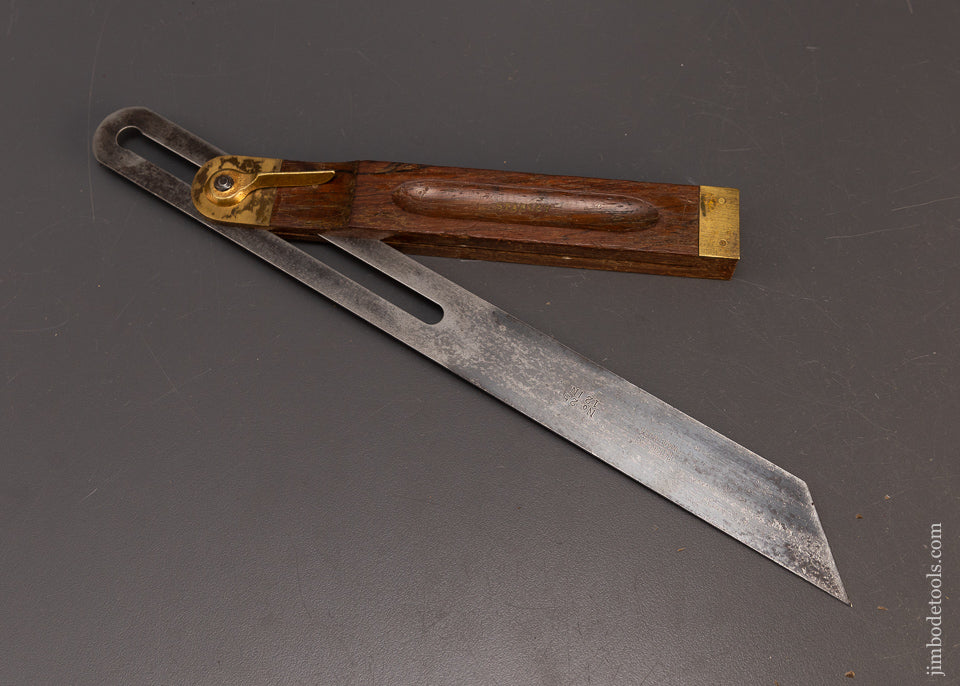 12 Inch STANLEY No. 26 Rosewood Bevel Gauge - 109981