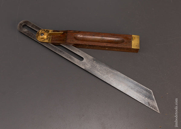 12 Inch STANLEY No. 26 Rosewood Bevel Gauge - 109981
