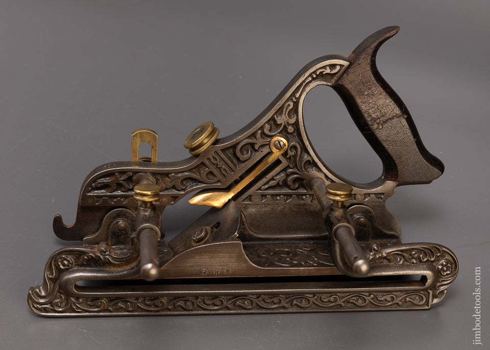 Fine STANLEY No. 41 MILLERS PATENT Ornate Combination Plow & Filletster Plane - 109991