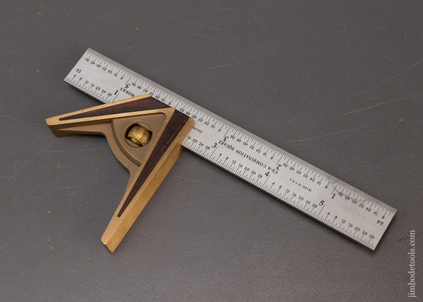 Fine BRIDGE CITY TOOL WORKS No. CS-6 Combination Square 6 Inch Not Factory Personalized - 110005