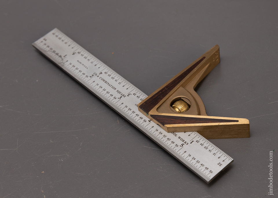 Fine BRIDGE CITY TOOL WORKS No. CS-6 Combination Square 6 Inch Not Factory Personalized - 110005